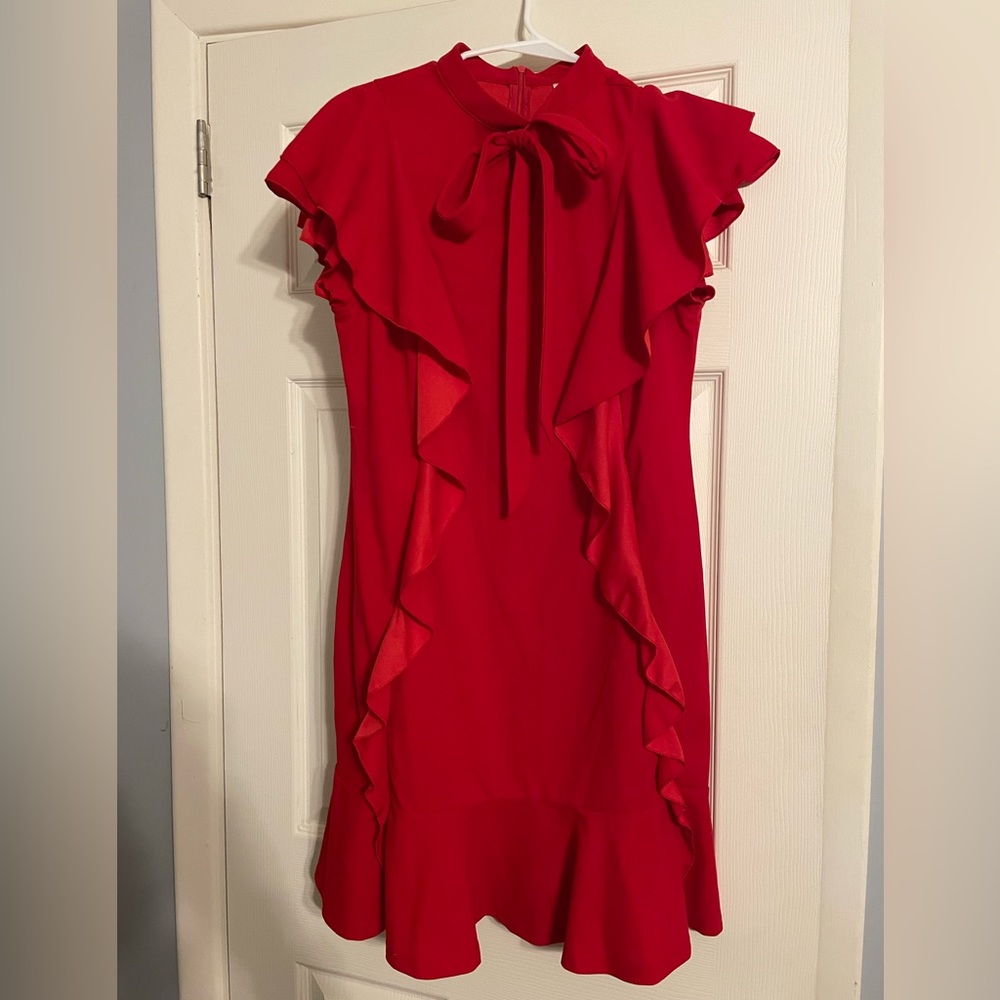 Red dress